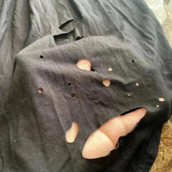 🆕Black Hollows Out T-Shirt Dress 3D Rose 2X🆕 - Picture 13 of 13